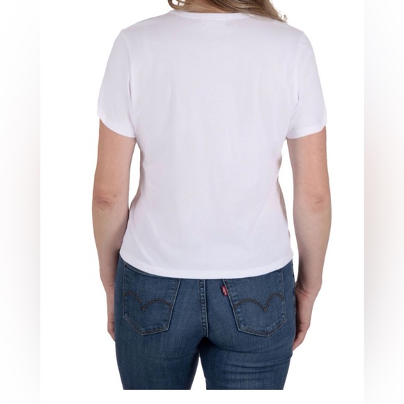 State of Mine Graphic Baby Tee White T-Shirt - Picture 2 of 5